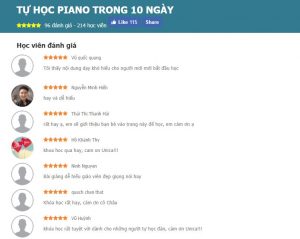 học piano online cơ bản